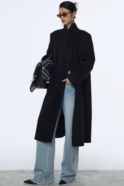 Lace Raw Hem Straight Jeans