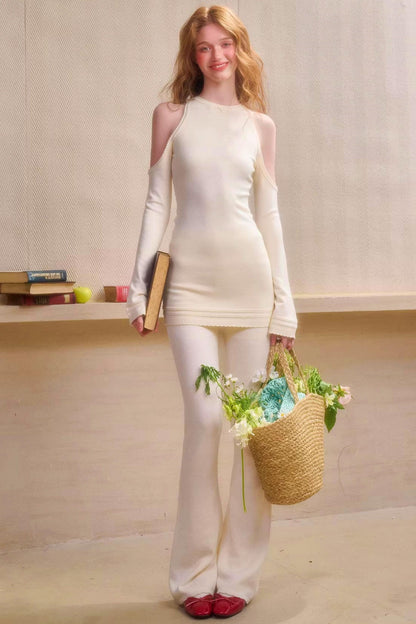 Baby Skin Crochet Knit Dress