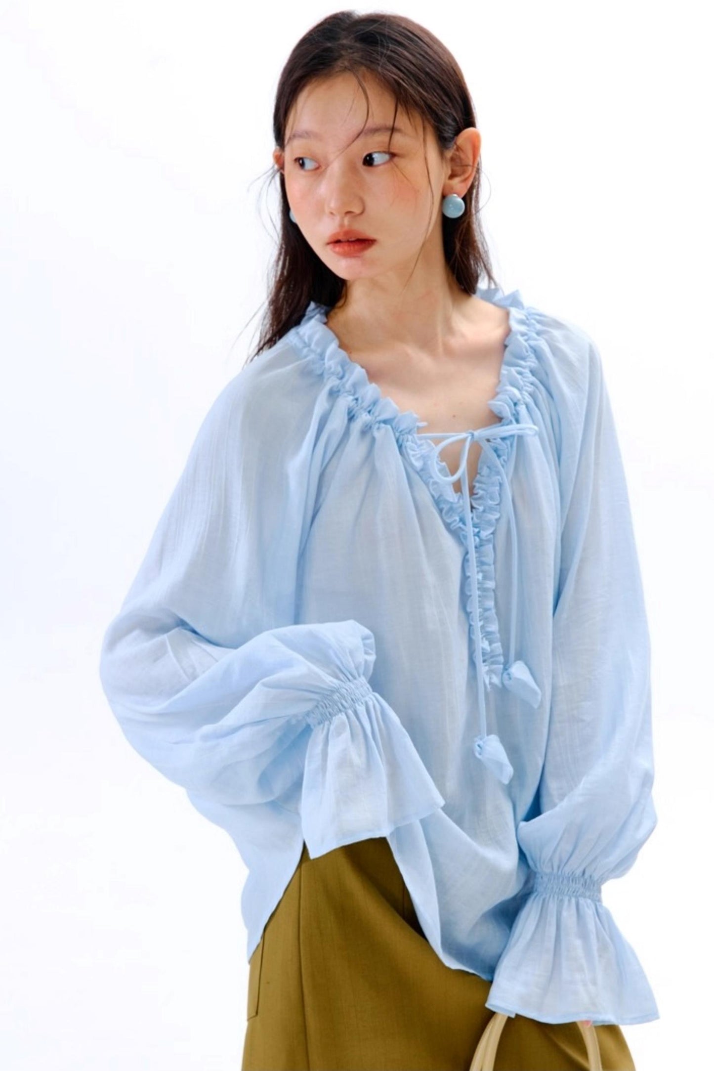 Square Streamer Printed Top