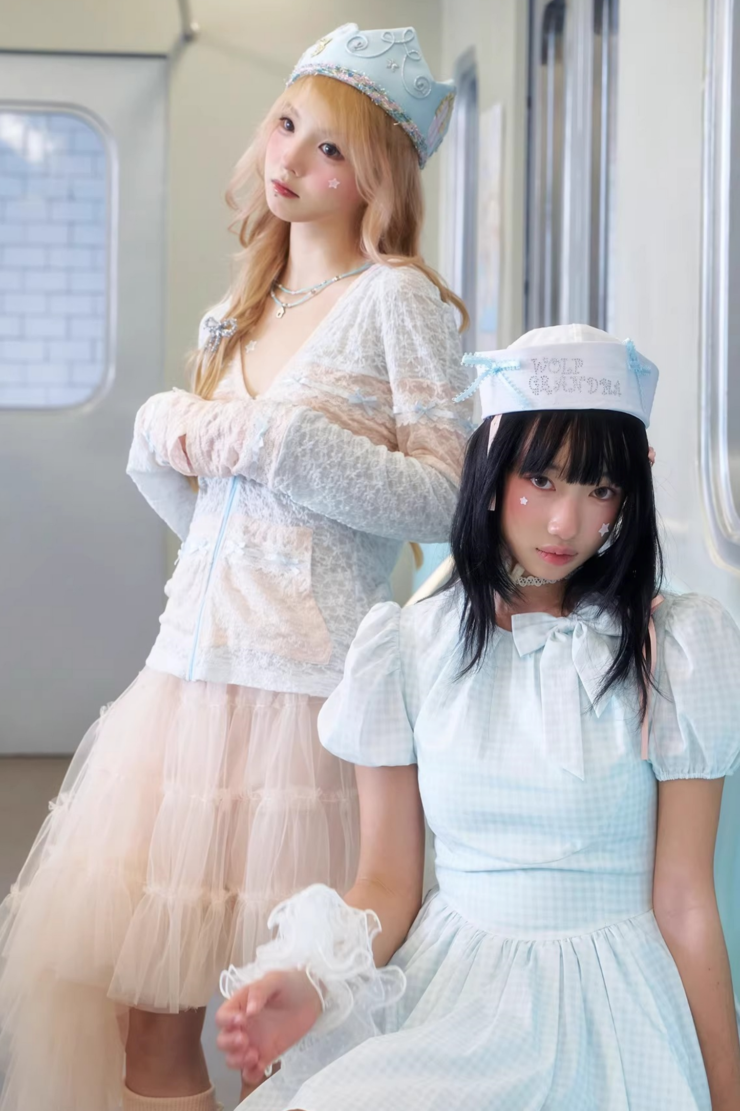 Peach Pink Puffy Skirt