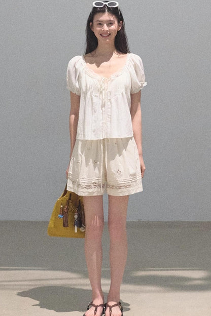 Summer Rome Cut-Out Shorts