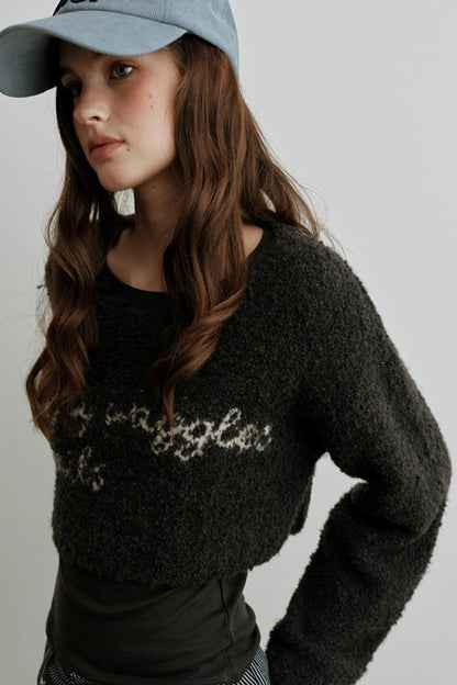 Light Luxury Wool Jacquard Sweater