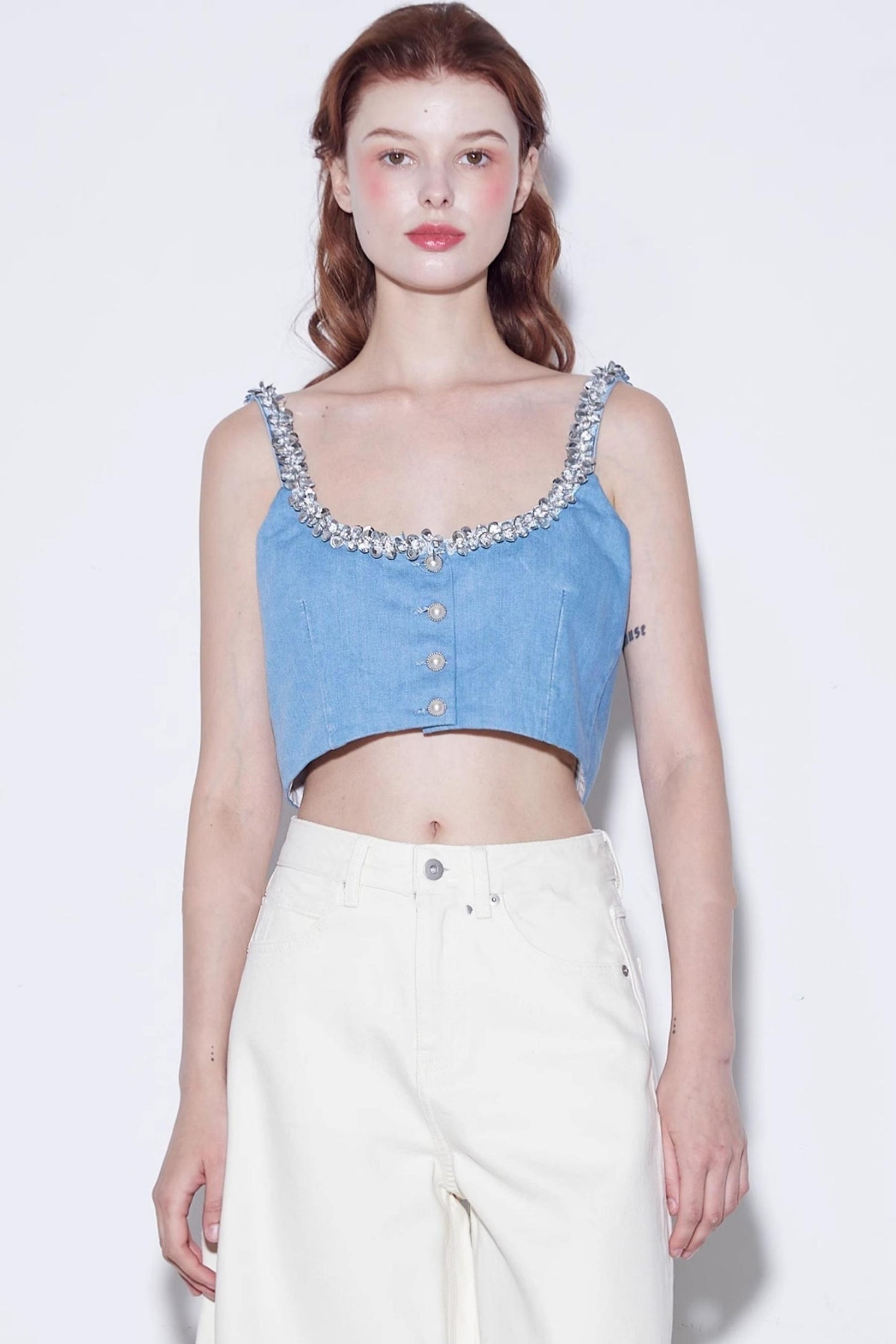 Luxury Denim Undershirt