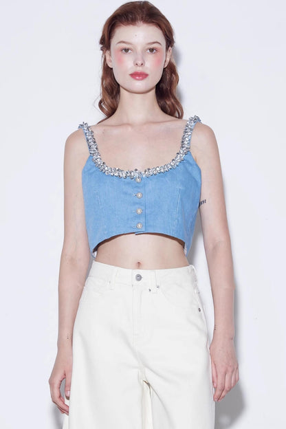 Luxury Denim Undershirt