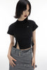 Black - Top (Short Sleeve)