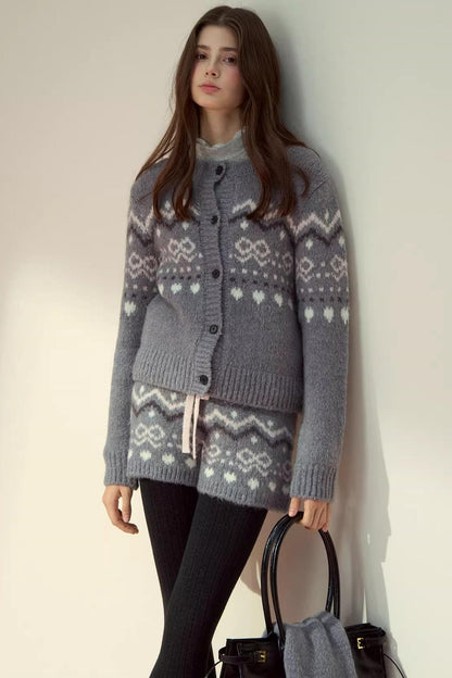 Sunset Knitted Jacket Set-Up