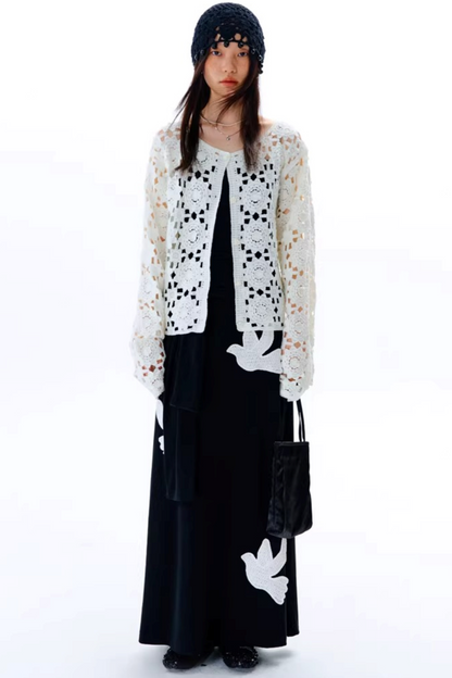 Floral Dream Häkeljacke