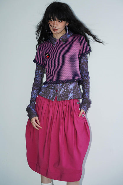 Autumn Leopard Knit Top