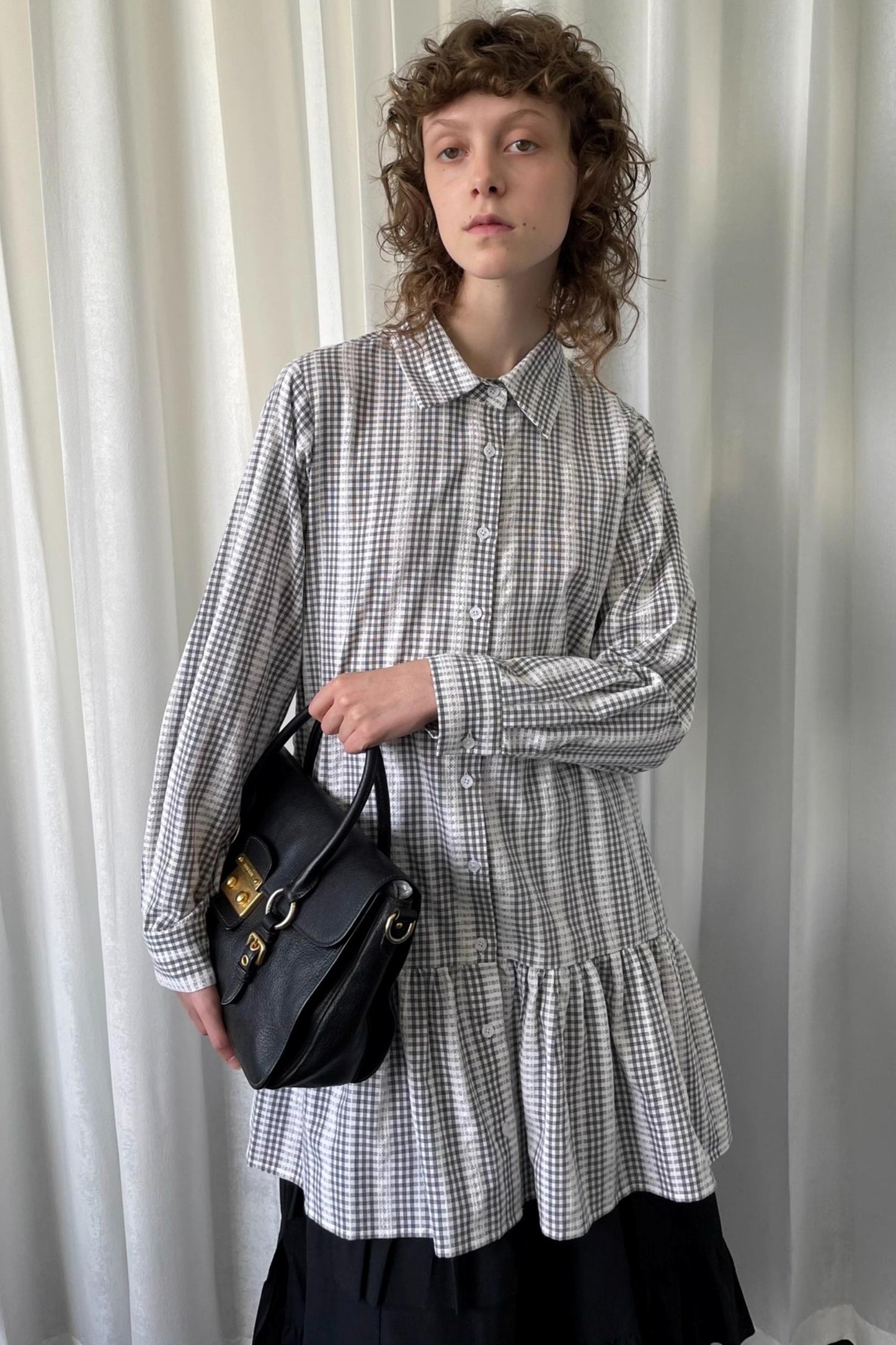 Loosestripe Long Sleeve Shirt Dress