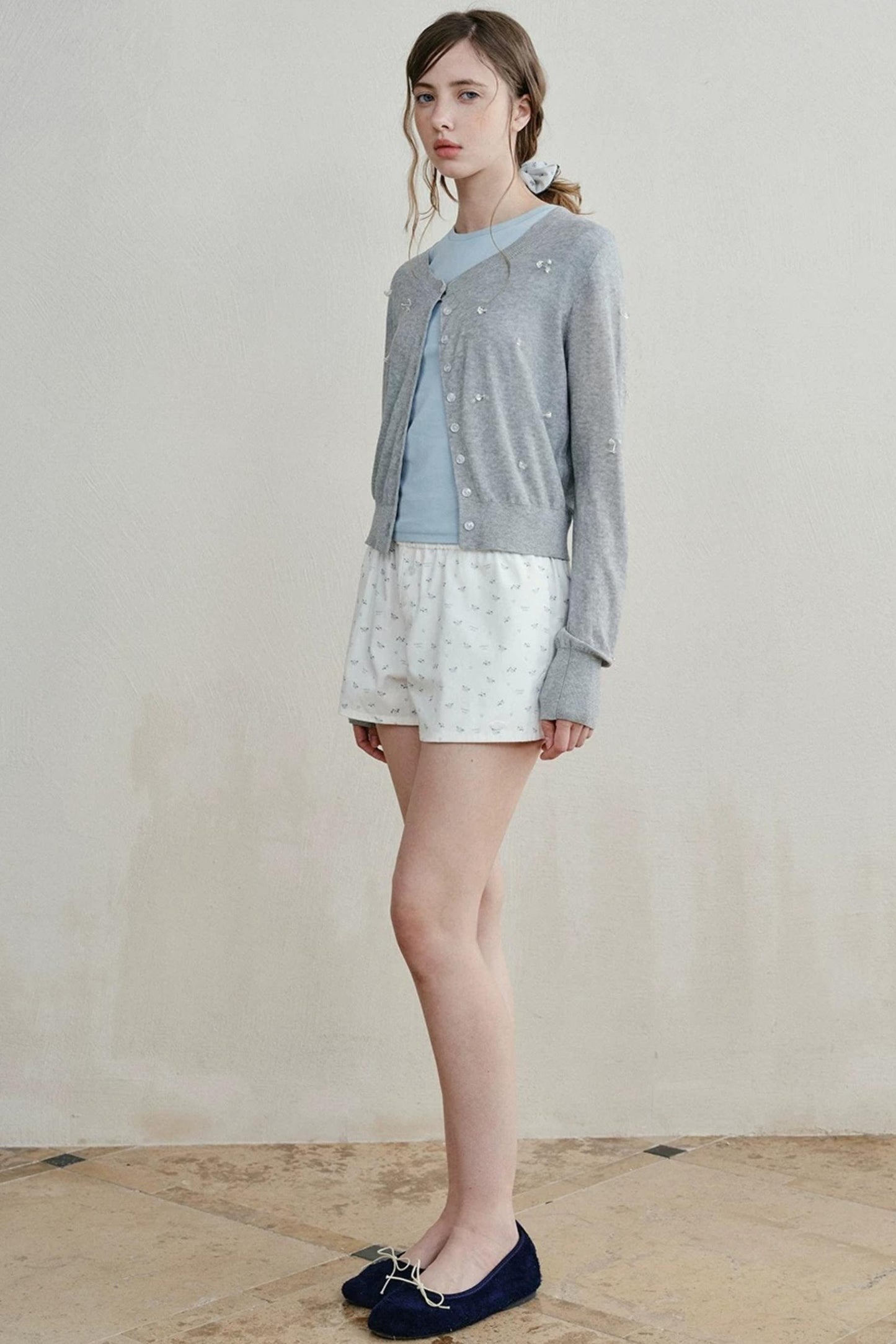 Heartbeat Beaded Knit Cardigan