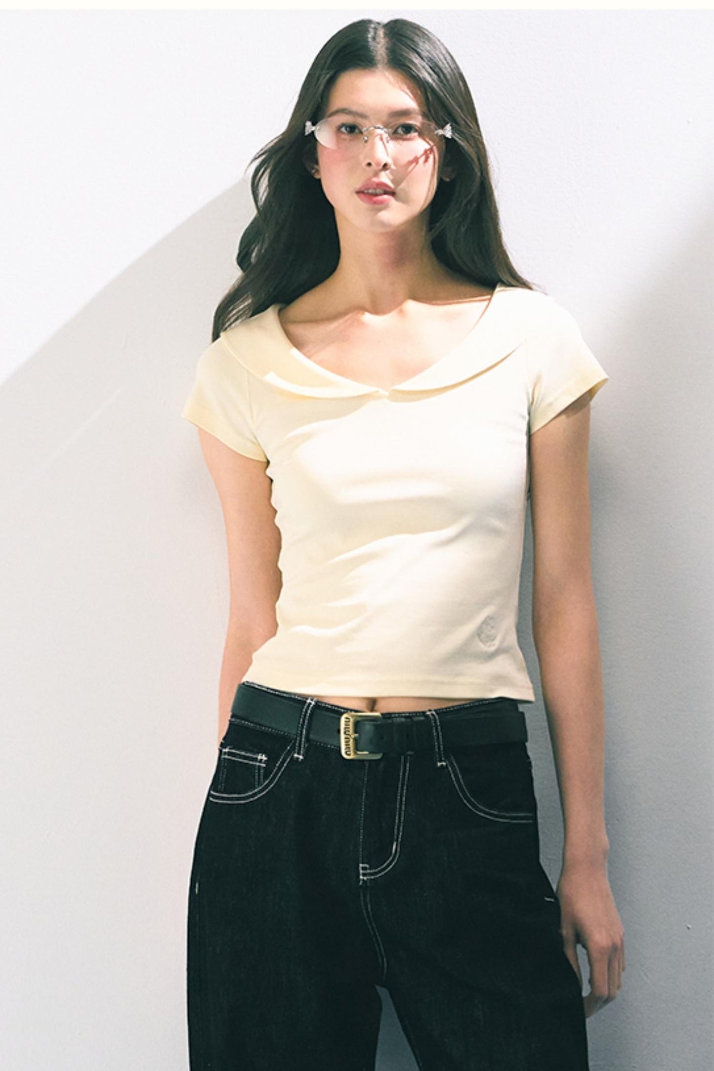 Minimalist Knit Slim Fit Top