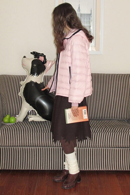 Sakura Brown Wool Top