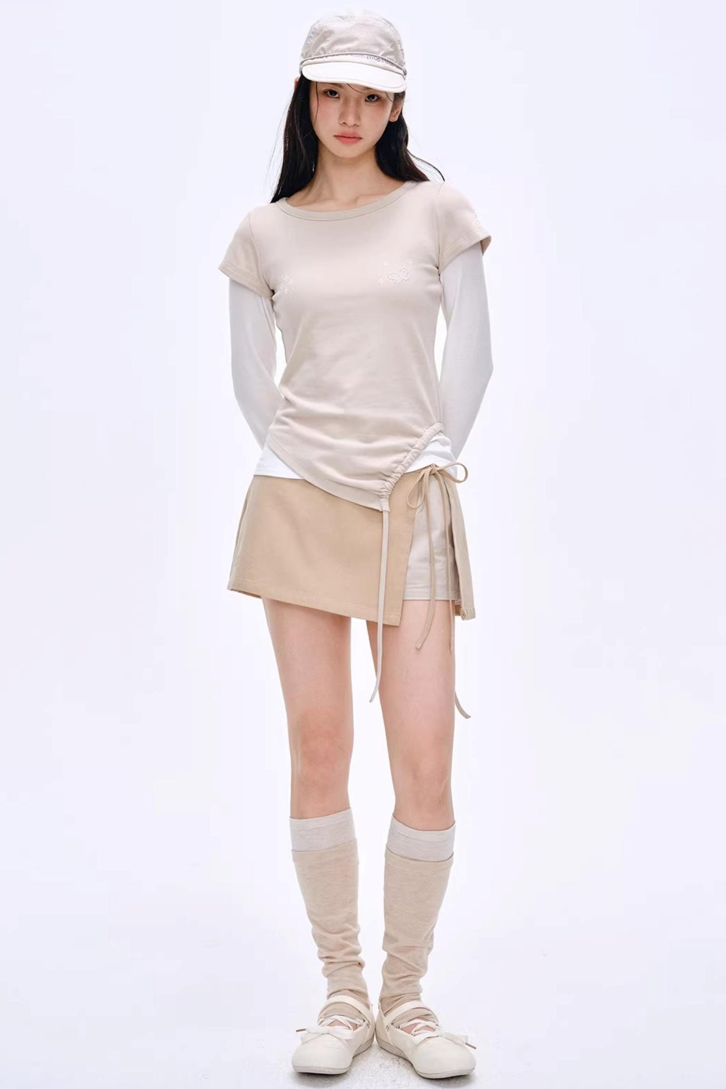 Breathing Aesthetics Rhinestone Blouse