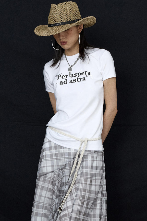 Mottled Chic Slouchy Tee