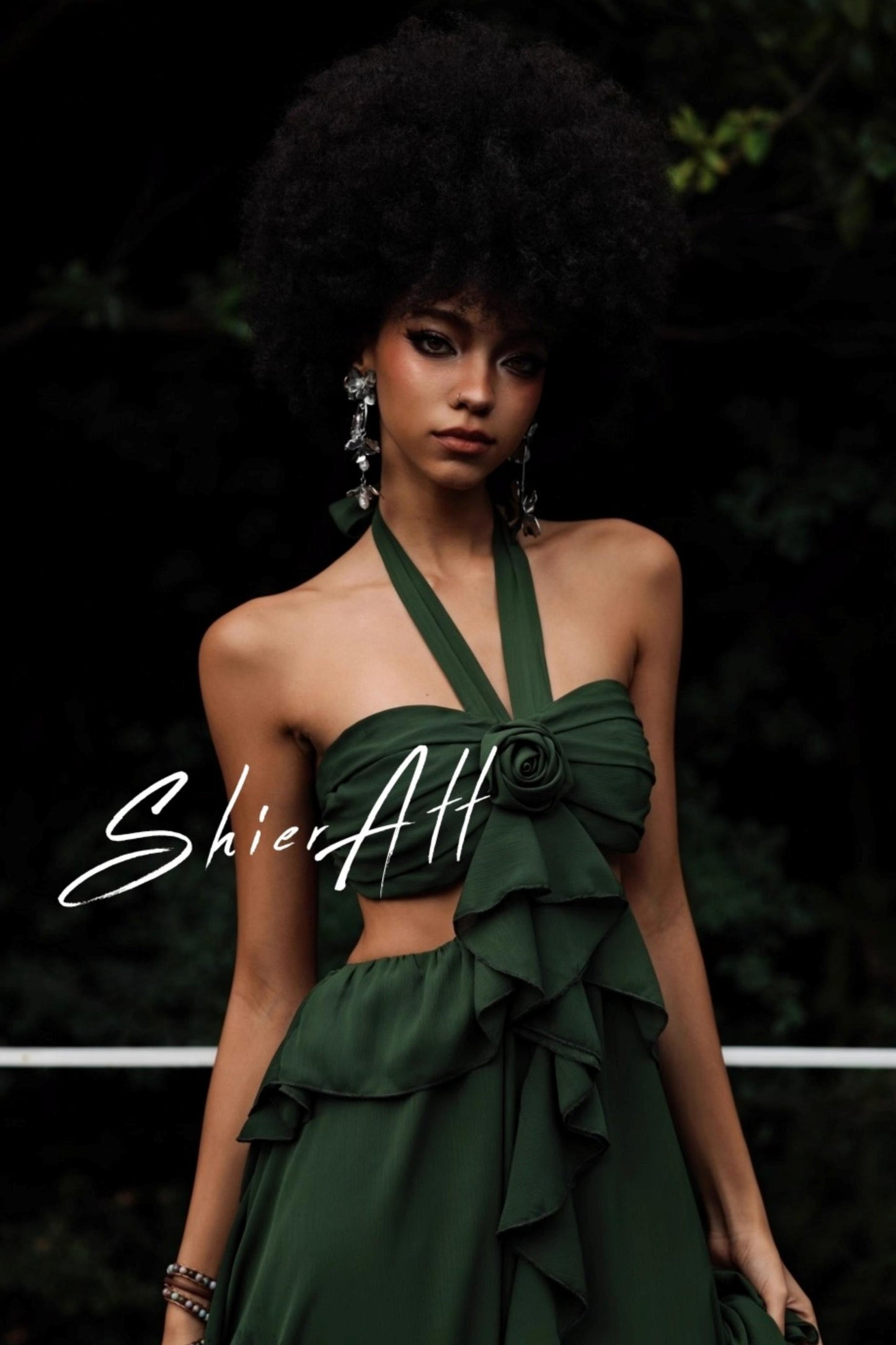 Wandering Wind Strappy Ruffled Dress