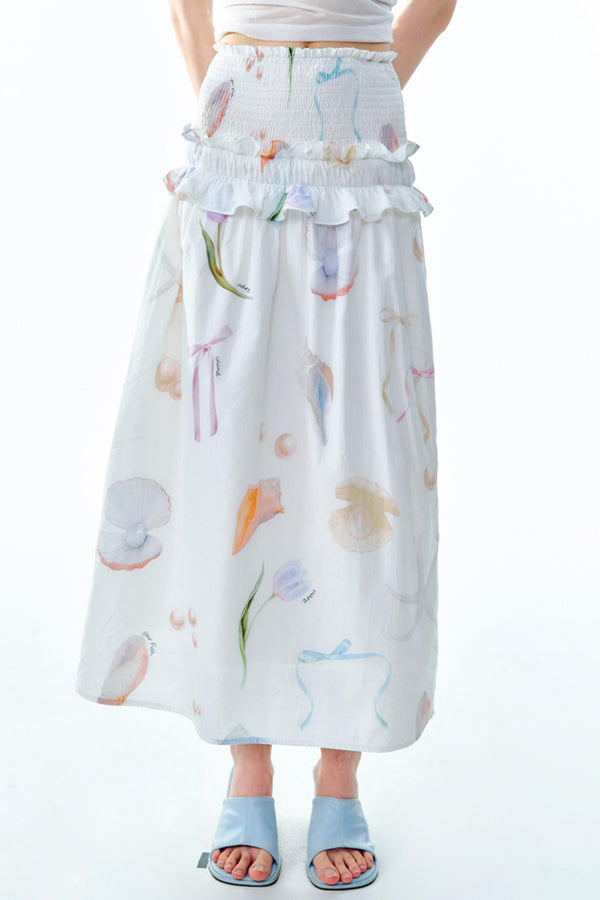 Chic Sea Bustier Skirt