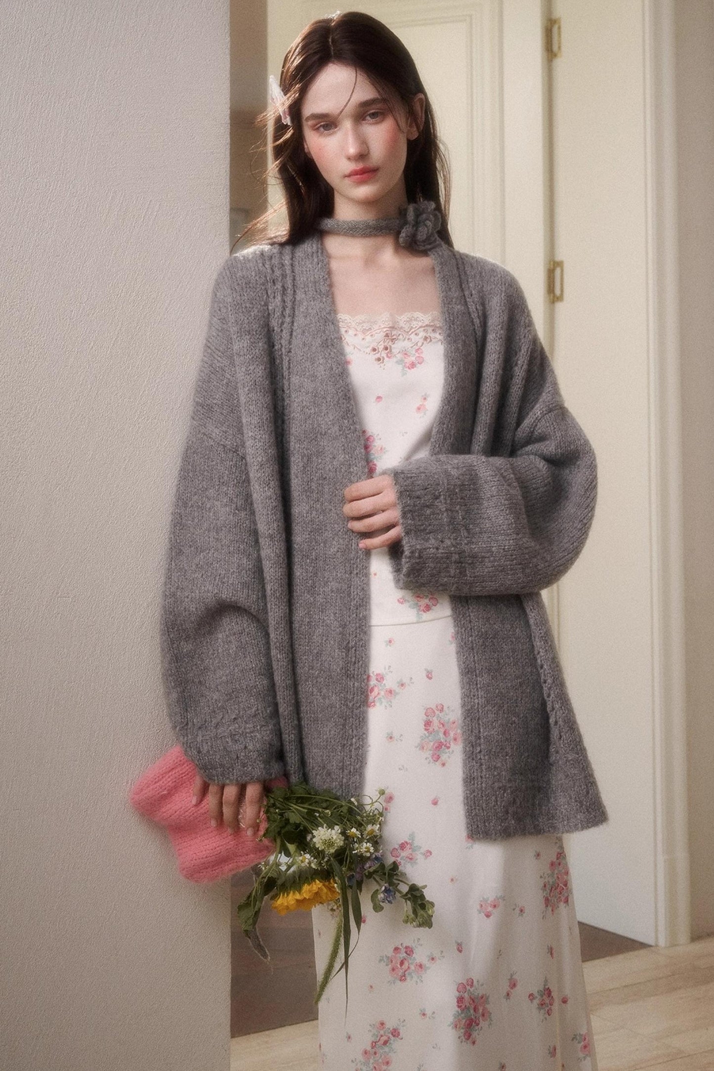 Comfortable Baby Powder Top & Skirt Set-Up