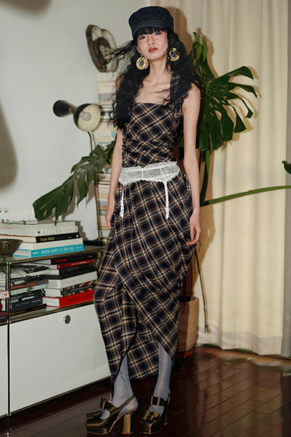 Floral Asymmetrical Crop Dress