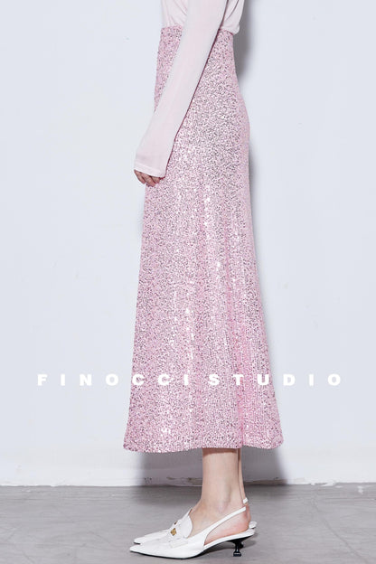 Blooming Pink Sparkle Skirt
