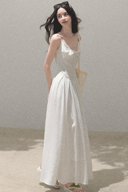 Vintage Ice Linen Camisole Dress