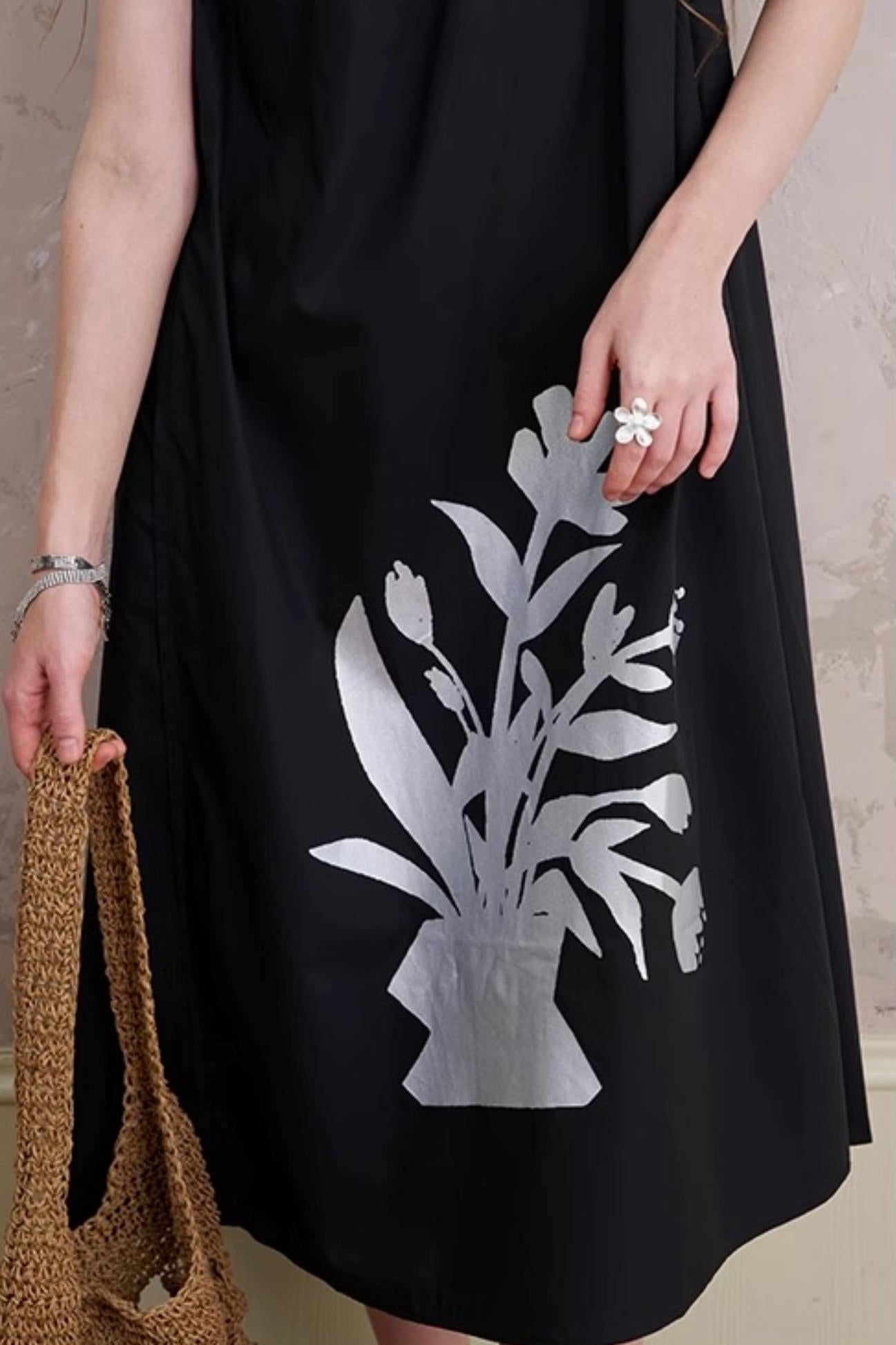 Floral Sleeveless Summer Dress