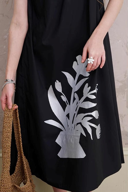 Floral Sleeveless Summer Dress