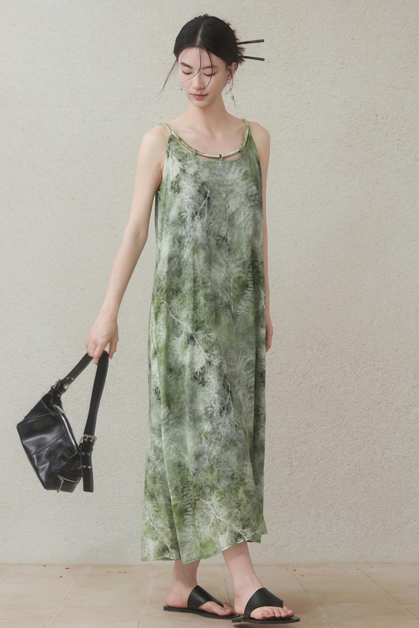 Summer Halter Dress With Beads