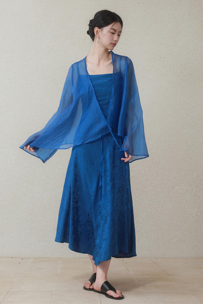 Summer Elegance Halter Dress