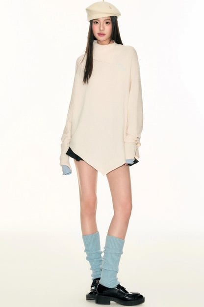 Embroidery Logo Cape Knitwear