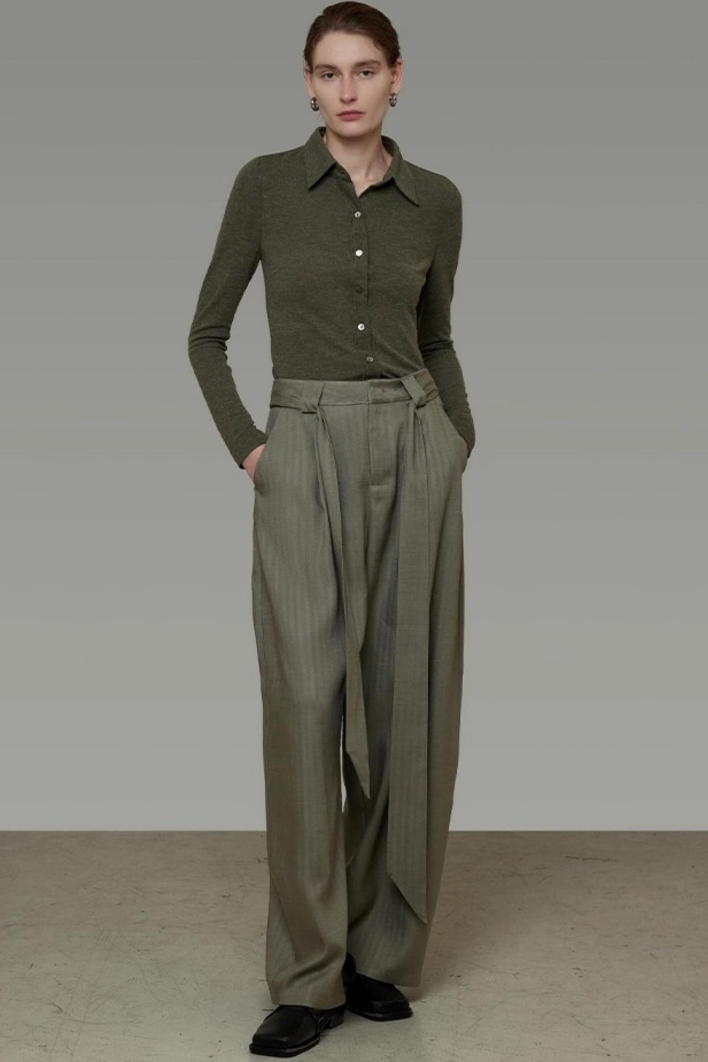 Wide Fall Drape Pants