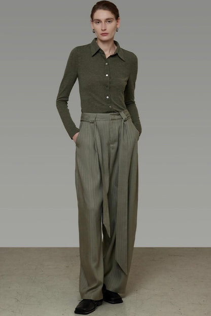 Wide Fall Drape Pants