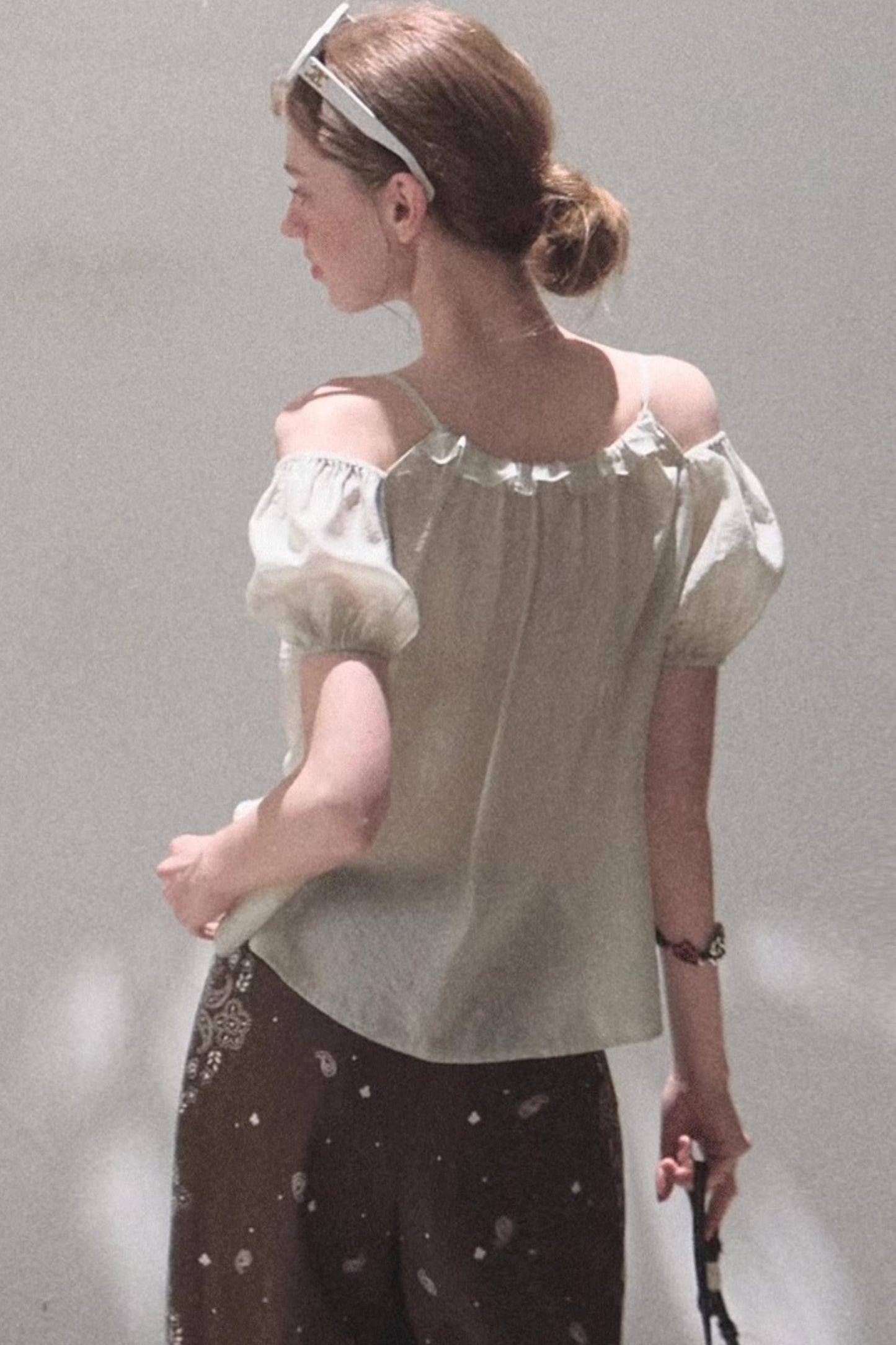 Summer Breeze Bubble Sleeve Top