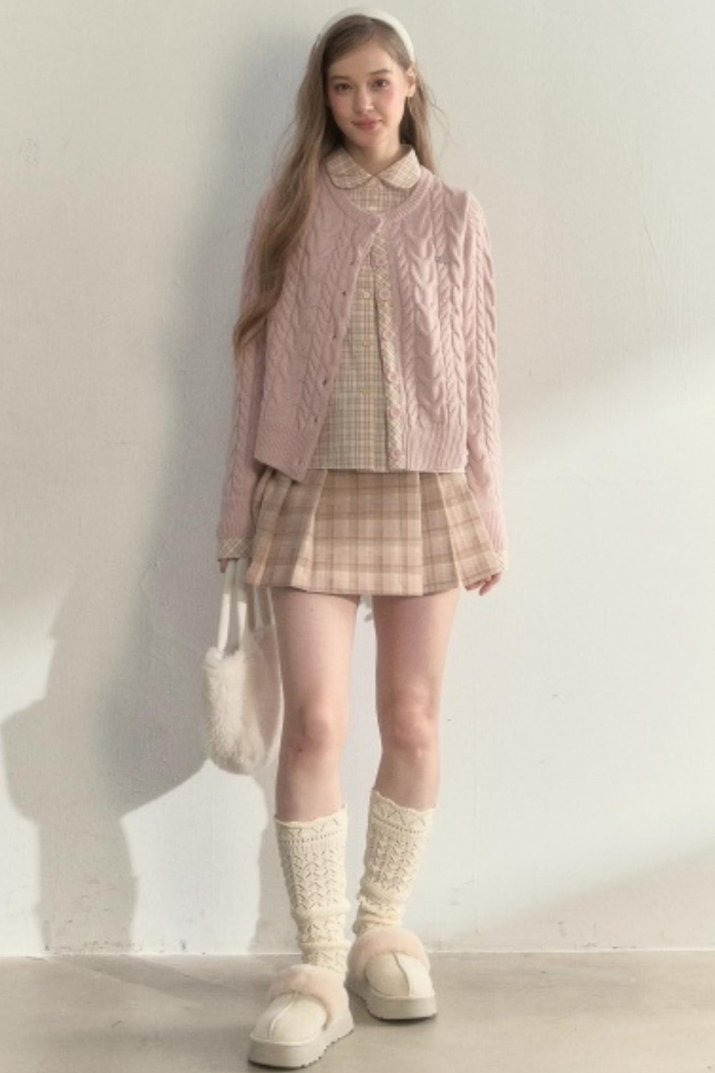 Fake Two Piece Woolen Knit Sweater