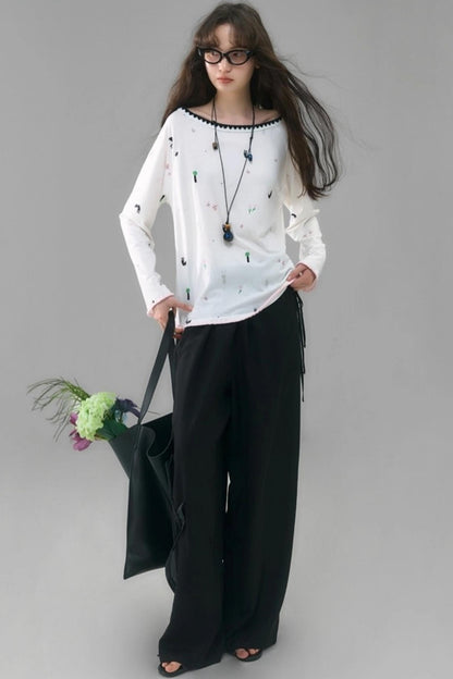 Wilderness Rabbit Crew Neck Top Set-Up