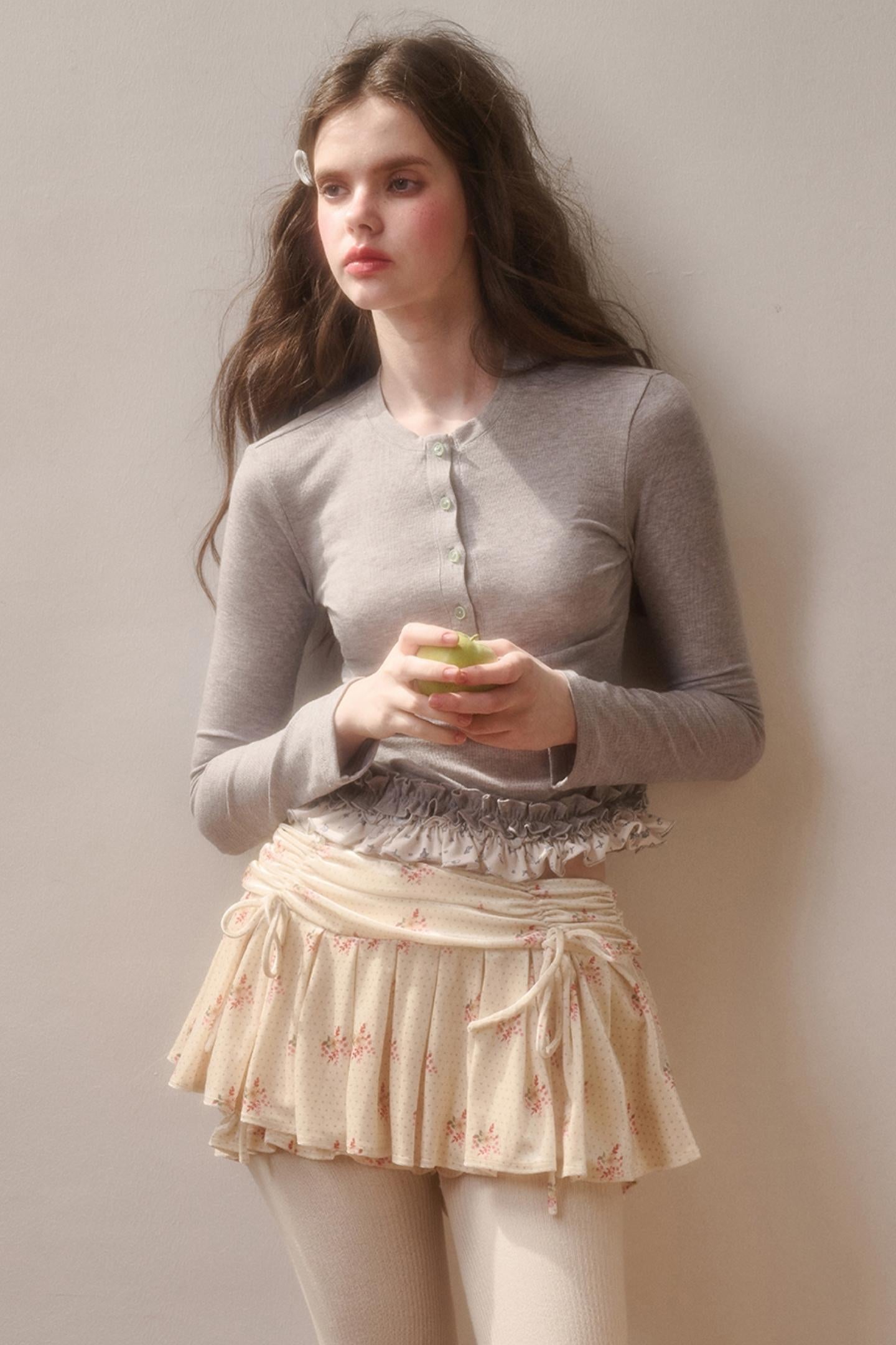 Milky Way Cotton Lace Top