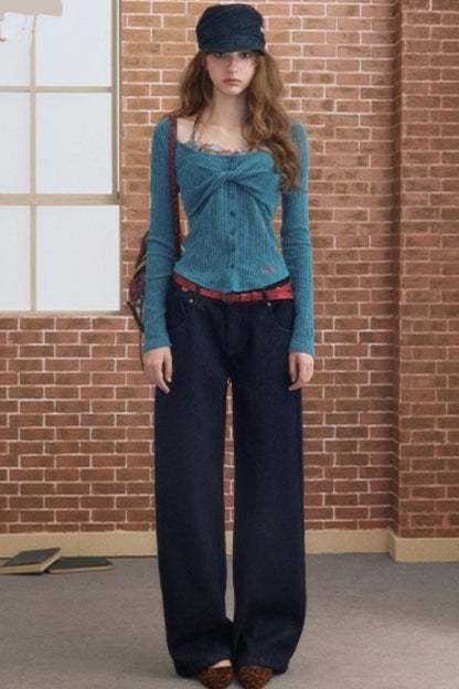 Contrasting Halterneck T-Shirt