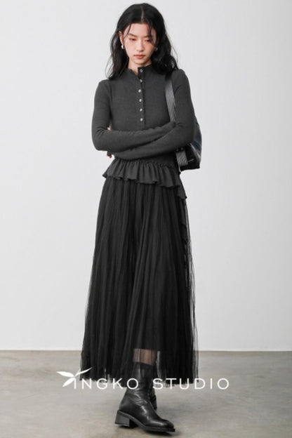 Smoke Gray Deconstructed T-shirt