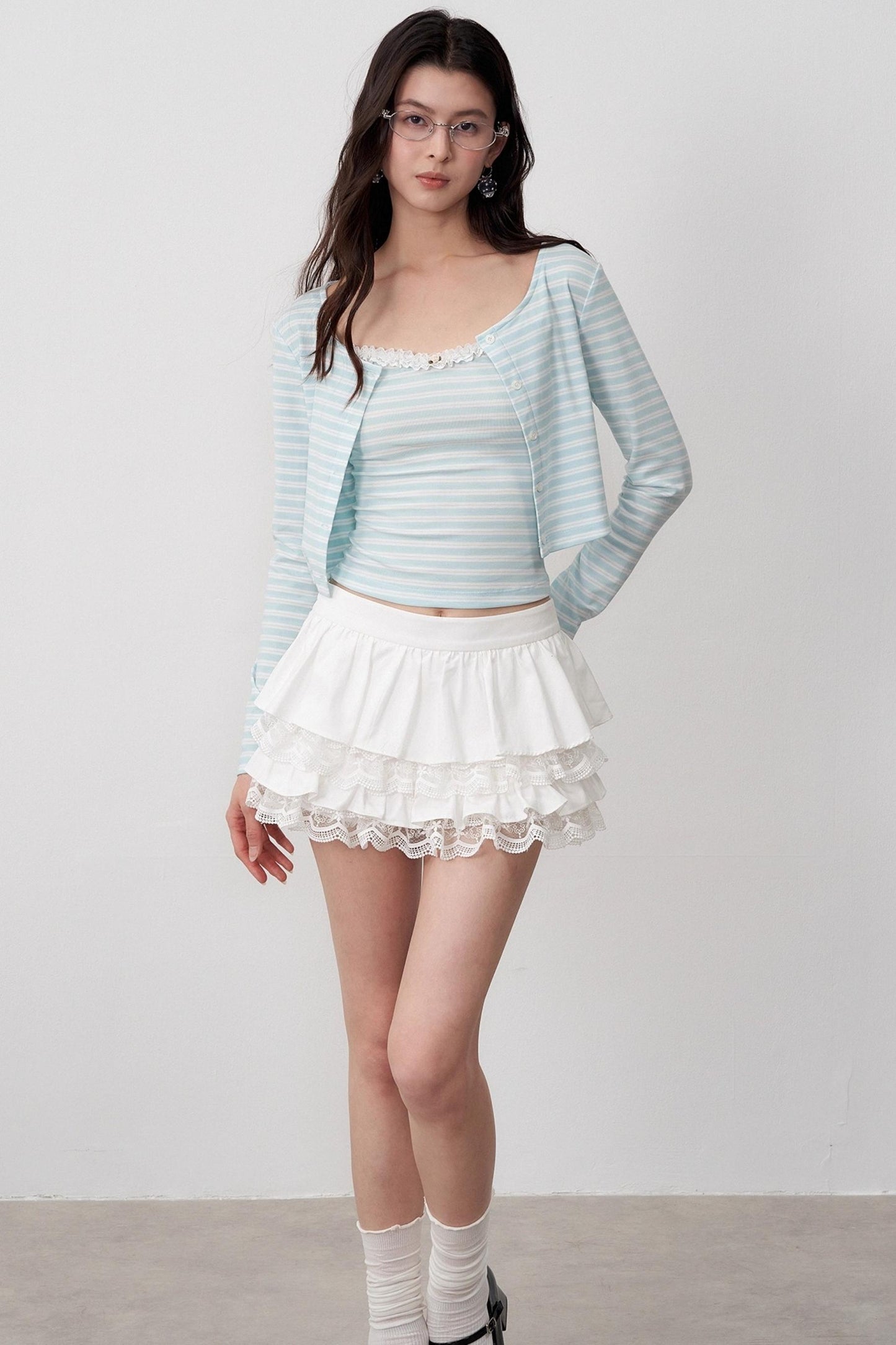 Classic Layered Style Jacket Set