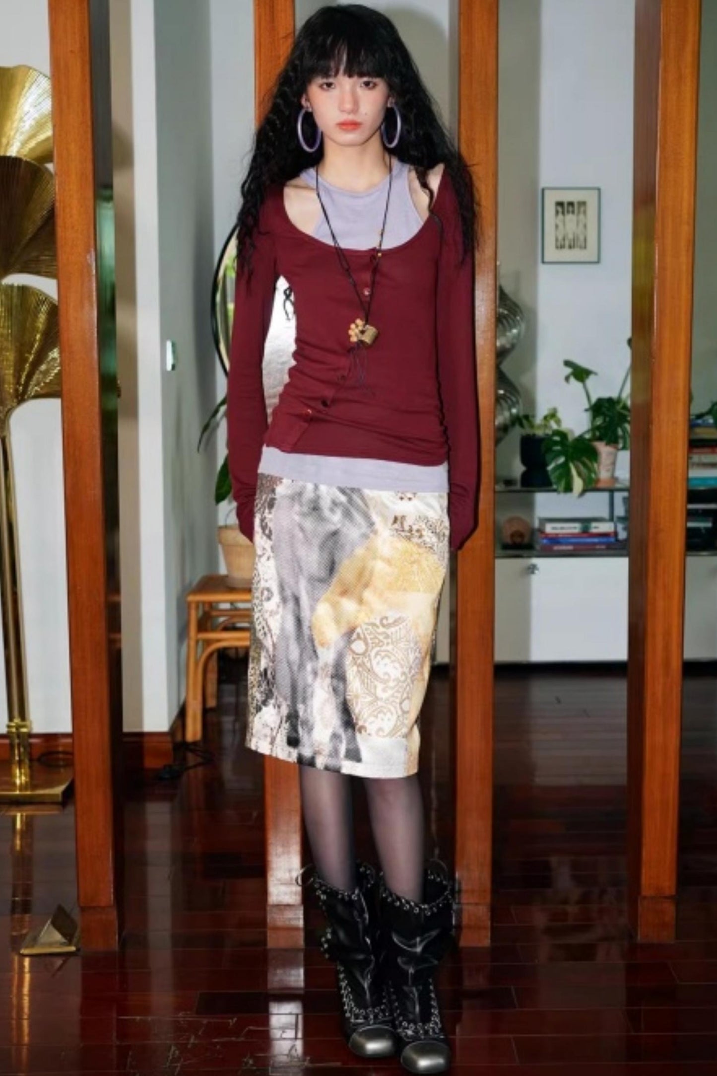 Slim Silk Wool Base Layer Top