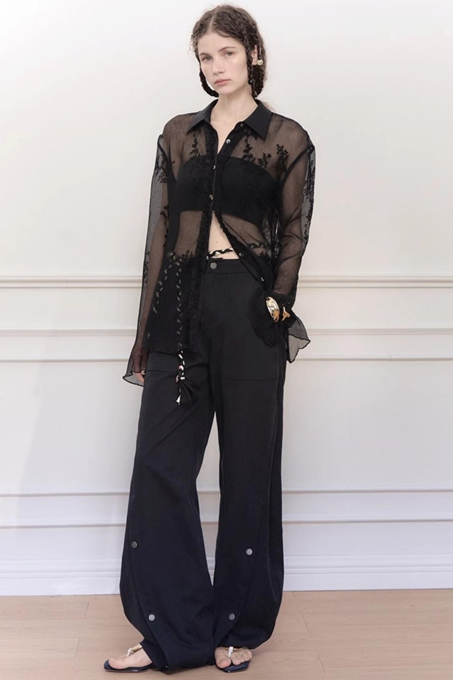 Elegant Wide-Leg Pants