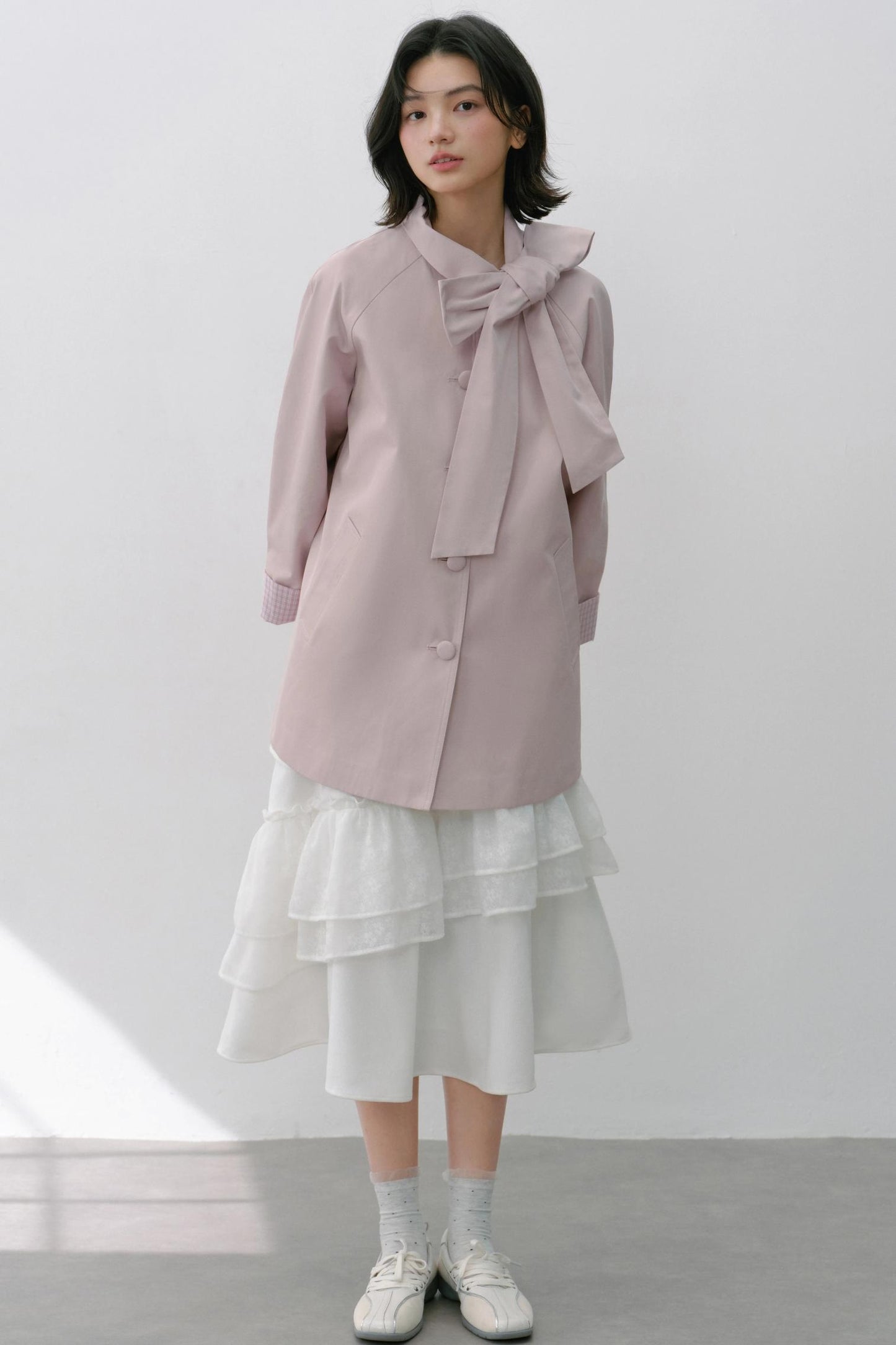 Sweet Bow Trench Coat
