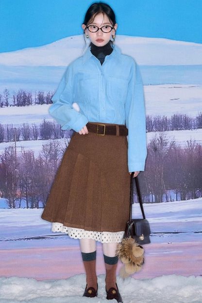 Oak Hazelnut Wool Jacket Set-Up