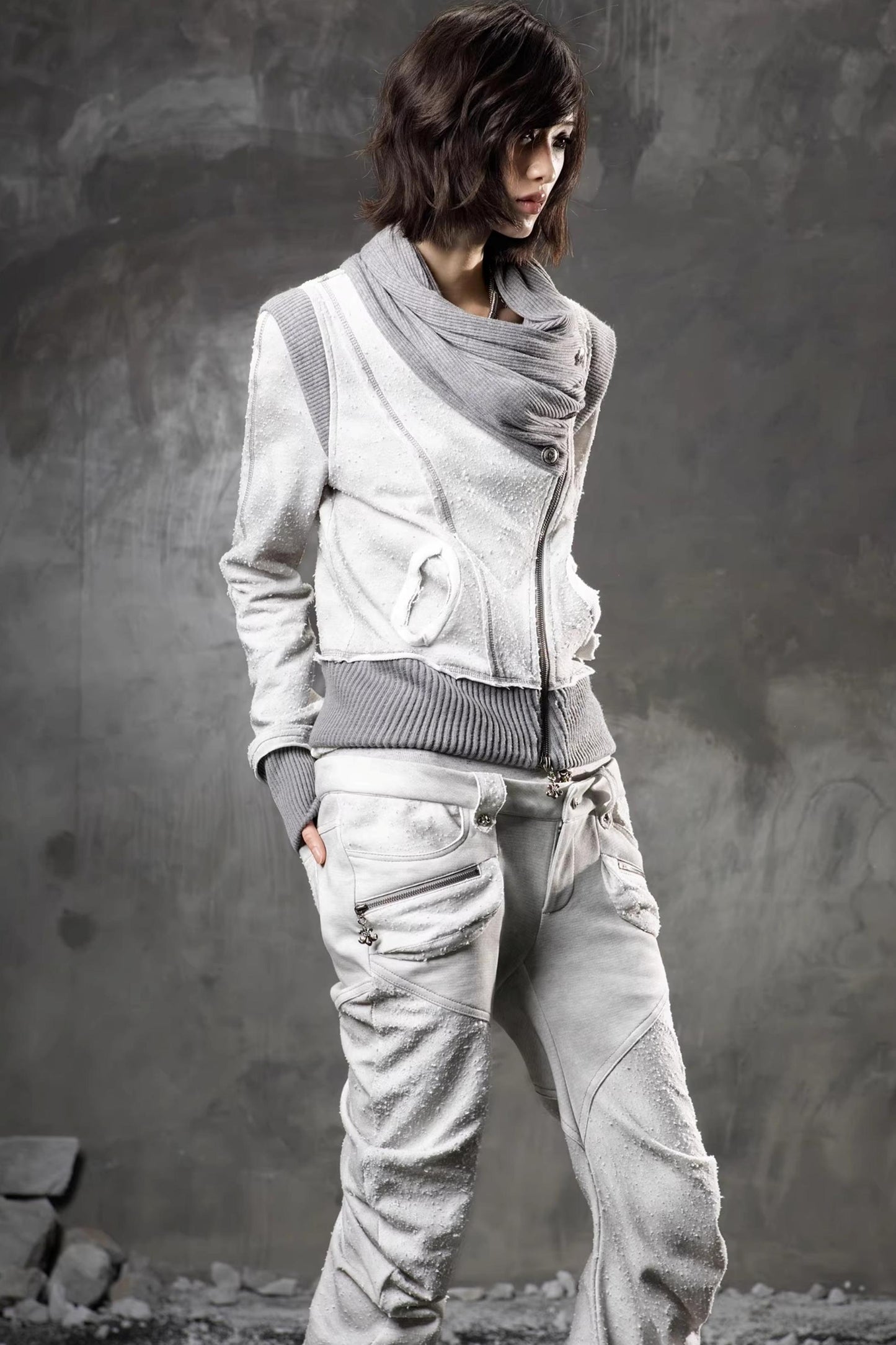 Stacked Collar Jacket