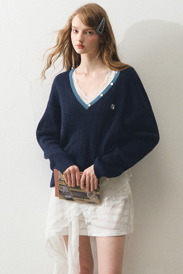 French Mint Sweater Touch Sundress Set-Up