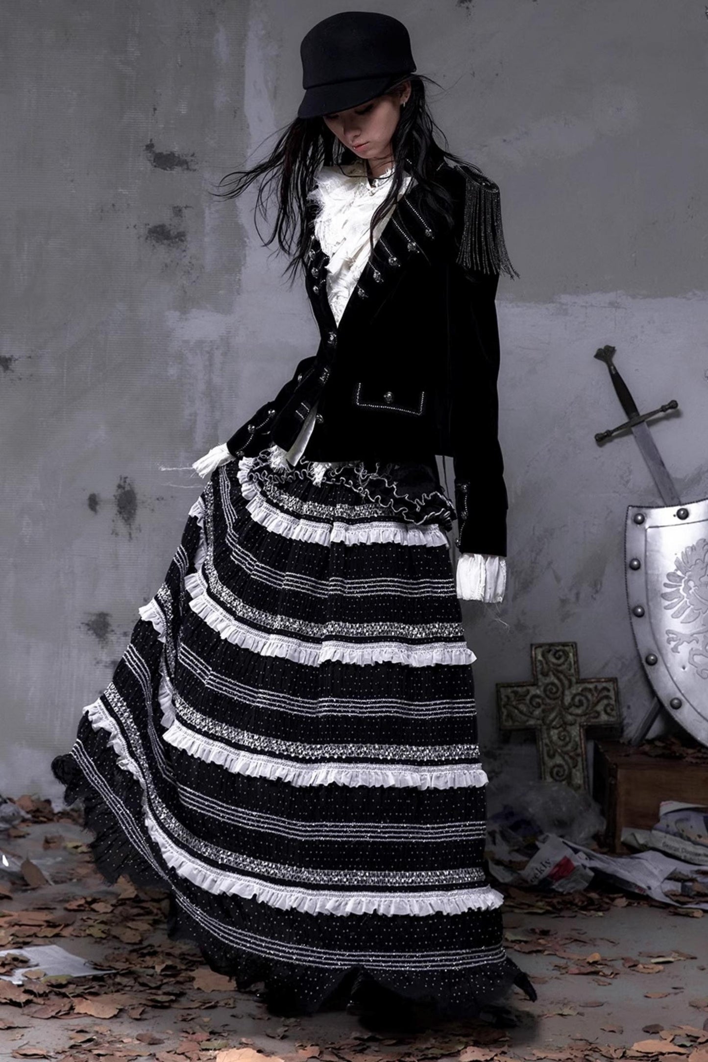 Rock Daughter Lace A-Line Skirt