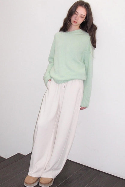 Mint Violet Wool Sweater