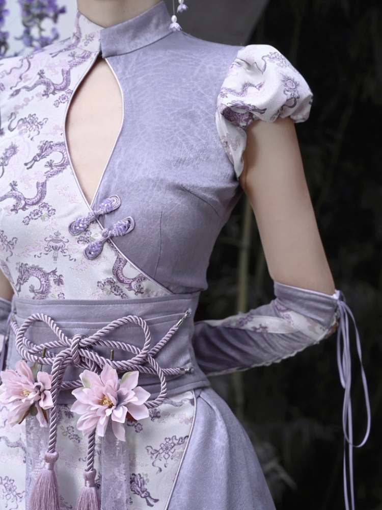 Chinese Style Ribbon Flower Girdle