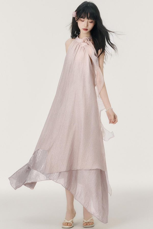 Irregular Sleeveless Summer Dress