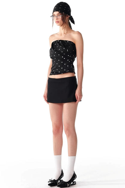 Silver Pleated Summer Top