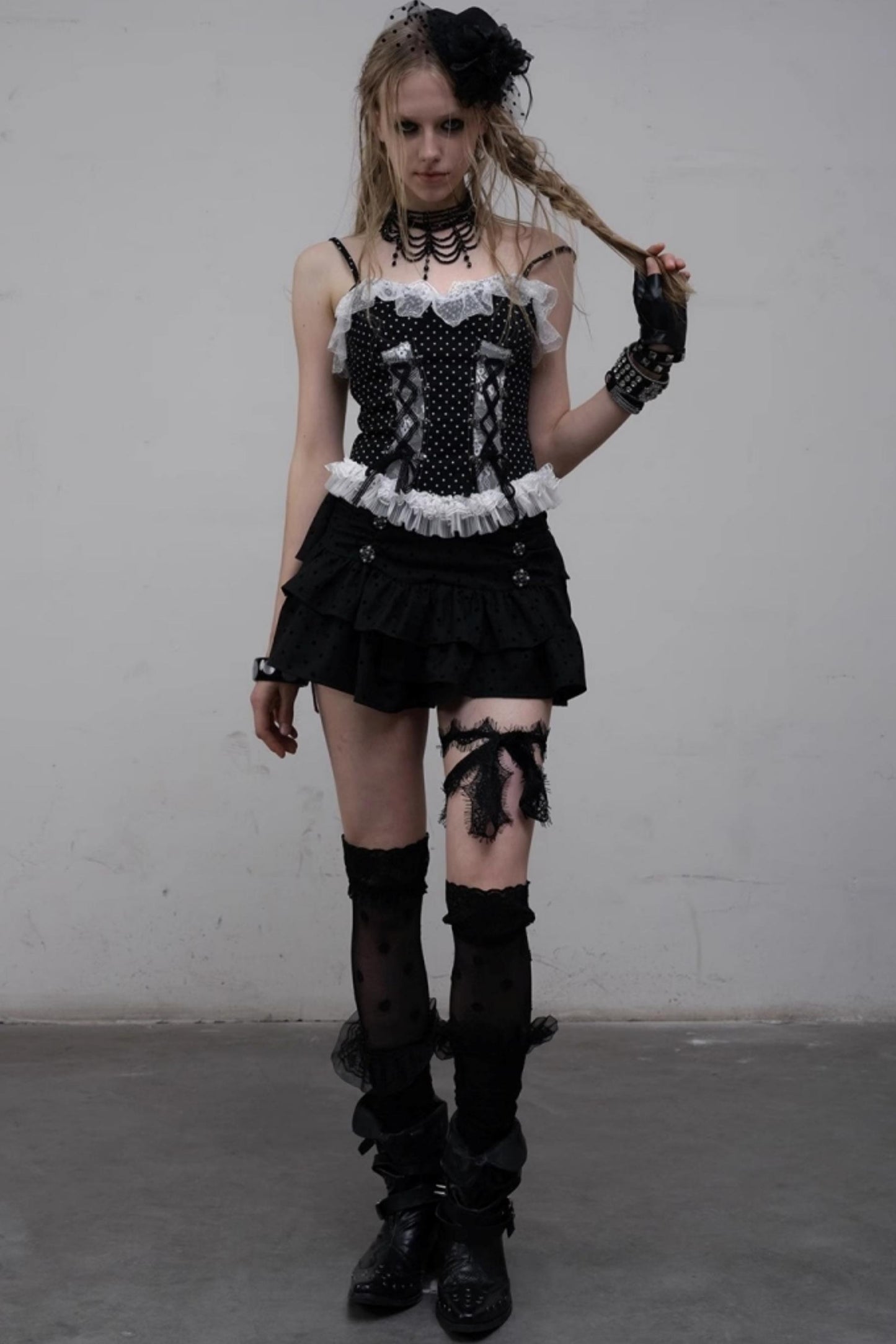 Gothic Lace Mini Top